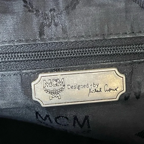 MCM Black Quilted Satchel with Elegant Design - Picture 16 of 16